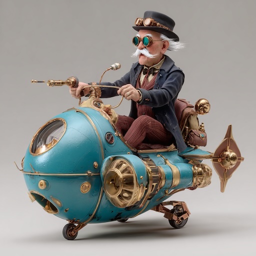 Steampunk pod racer